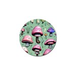 Boho Woods Mushroom Golf Ball Marker (4 pack) Front