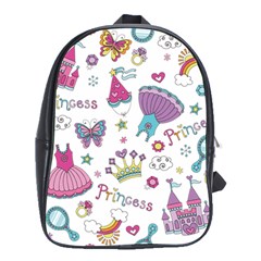 Princess Element Background Material School Bag (large) by Jancukart