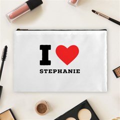 I Love Stephanie Cosmetic Bag (large) by ilovewhateva