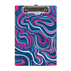 Liquid Art Pattern A5 Acrylic Clipboard by GardenOfOphir