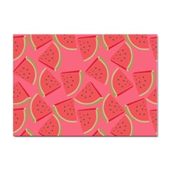 Watermelon Background Watermelon Wallpaper Sticker A4 (10 Pack) by Wegoenart