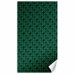 Green Pattern Canvas 40  X 72  by Sparkle