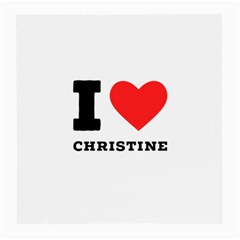 I Love Christine Medium Glasses Cloth by ilovewhateva