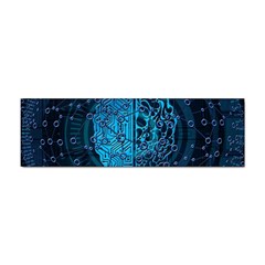 Artificial Intelligence Network Blue Art Sticker Bumper (10 Pack) by Semog4