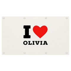 I Love Olivia Banner And Sign 7  X 4  by ilovewhateva