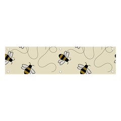 Insects Bees Digital Paper Banner And Sign 4  X 1  by Semog4