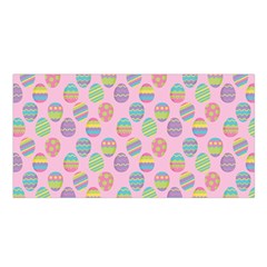 Egg Easter Eggs Pastel Digital Art Satin Shawl 45  X 80  by Semog4