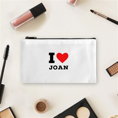 I Love Joan  Cosmetic Bag (small) by ilovewhateva