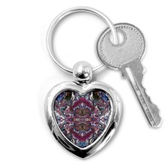 Blend Iv Key Chain (heart) by kaleidomarblingart