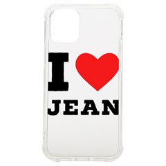 I Love Jean Iphone 12 Mini Tpu Uv Print Case	 by ilovewhateva