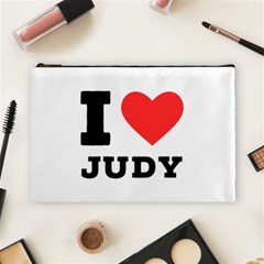 I Love Judy Cosmetic Bag (large) by ilovewhateva