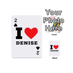 I Love Denise Playing Cards 54 Designs (mini) by ilovewhateva