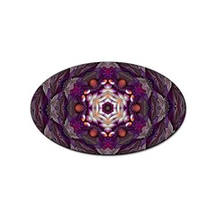 Rosette Kaleidoscope Mosaic Abstract Background Art Sticker Oval (100 Pack) by Jancukart