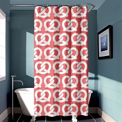 Chic Pretzel Illustrations Pattern Shower Curtain 36  X 72  (stall)  by GardenOfOphir