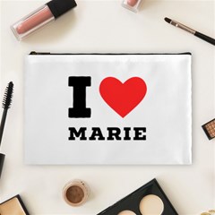 I Love Marie Cosmetic Bag (large) by ilovewhateva