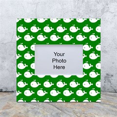 Cute Whale Illustration Pattern White Box Photo Frame 4  X 6  by GardenOfOphir