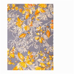 Fabric Floral Background Small Garden Flag (two Sides) by Jancukart