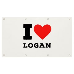 I Love Logan Banner And Sign 7  X 4  by ilovewhateva