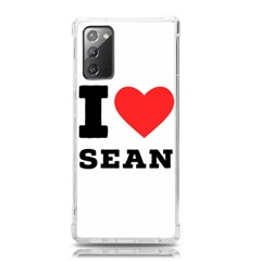 I Love Sean Samsung Galaxy Note 20 Tpu Uv Case by ilovewhateva