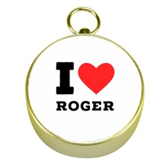 I Love Roger Gold Compasses by ilovewhateva