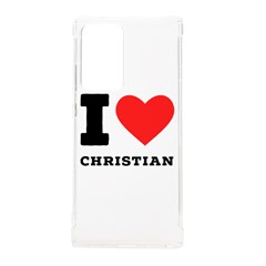 I Love Christian Samsung Galaxy Note 20 Ultra Tpu Uv Case by ilovewhateva