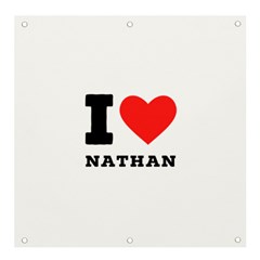 I Love Nathan Banner And Sign 4  X 4  by ilovewhateva