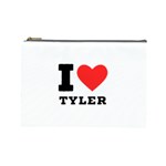 I love tyler Cosmetic Bag (Large) Front