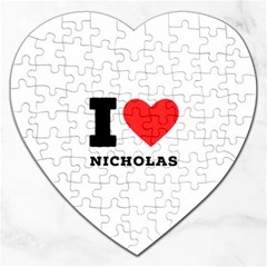 I Love Nicholas Jigsaw Puzzle (heart) by ilovewhateva