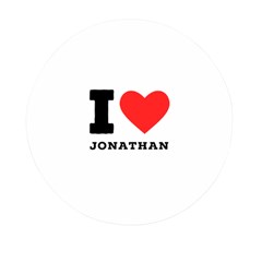 I Love Jonathan Mini Round Pill Box (pack Of 5) by ilovewhateva