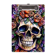 Skull Dead A5 Acrylic Clipboard by GardenOfOphir