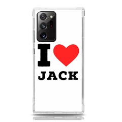 I Love Jack Samsung Galaxy Note 20 Ultra Tpu Uv Case by ilovewhateva