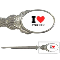 I Love Stephen Letter Opener by ilovewhateva