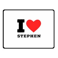 I Love Stephen Fleece Blanket (small) by ilovewhateva