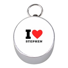 I Love Stephen Mini Silver Compasses by ilovewhateva