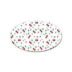 Cherries Sticker (oval) by nateshop