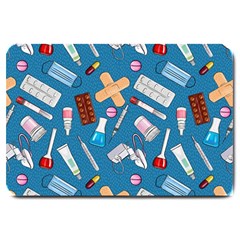 Medicine Pattern Large Doormat by SychEva