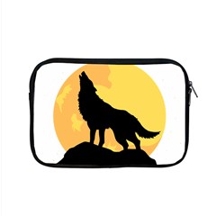 Wolf Wild Animal Night Moon Apple Macbook Pro 15  Zipper Case by Semog4