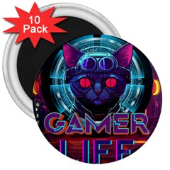 Gamer Life 3  Magnets (10 Pack)  by minxprints