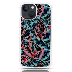 Leaves Leaf Pattern Patterns Colorfur Iphone 13 Mini Tpu Uv Print Case by Semog4