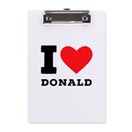 I love donald A5 Acrylic Clipboard Front