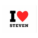 I love steven Premium Plush Fleece Blanket (Large) 80 x60  Blanket Front