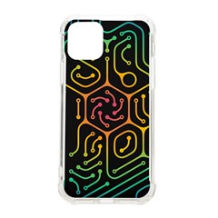 Circuit Hexagonal Geometric Pattern Background Pattern Iphone 11 Pro 5 8 Inch Tpu Uv Print Case by Jancukart