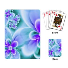 Abstract Flowers Flower Abstract Playing Cards Single Design (rectangle) by Jancukart