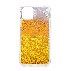 Texture Pattern Macro Glass Of Beer Foam White Yellow Bubble Iphone 11 Pro 5 8 Inch Tpu Uv Print Case by Semog4