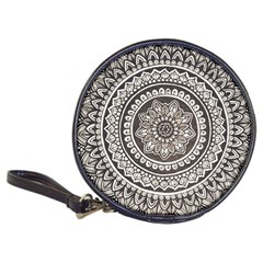 Mandala Circles Drawing Pattern Classic 20-cd Wallets by Semog4