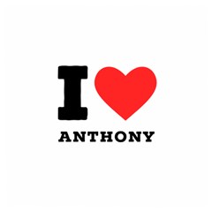 I Love Anthony  Wooden Puzzle Square by ilovewhateva