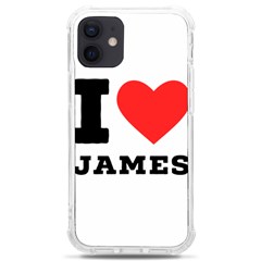 I Love James Iphone 12 Mini Tpu Uv Print Case	 by ilovewhateva