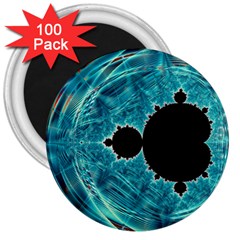 Fractal Abstract Background 3  Magnets (100 Pack) by Ravend