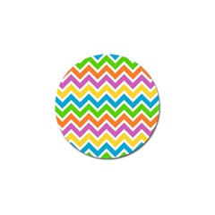 Chevron-pattern-design-texture Golf Ball Marker (4 Pack) by Semog4