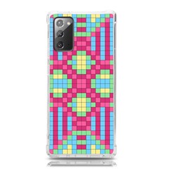 Checkerboard-squares-abstract---- Samsung Galaxy Note 20 Tpu Uv Case by Semog4